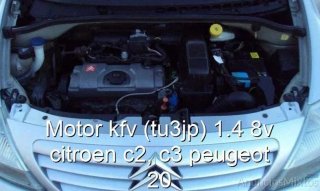 Motor kfv (tu3jp) 1.4 8v citroen c2, c3 peugeot 20