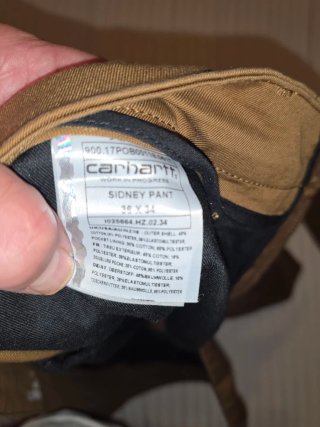 Pantalones Carhartt WIP Sidney 36x34 Marrón