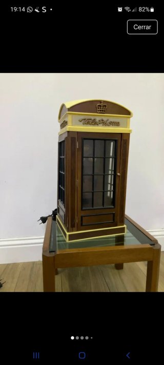 Teléfono Coleccionista Estilo Cabina va muy bien