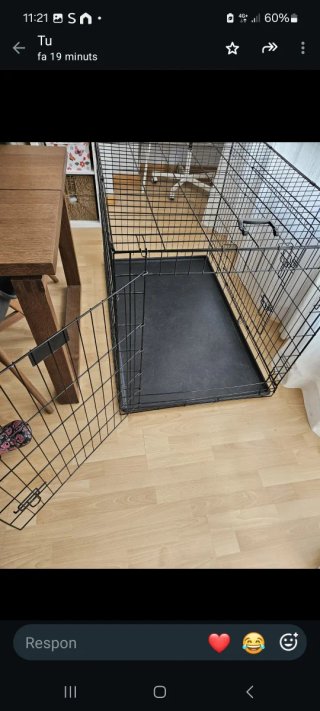 Jaula metálica grande para perro
