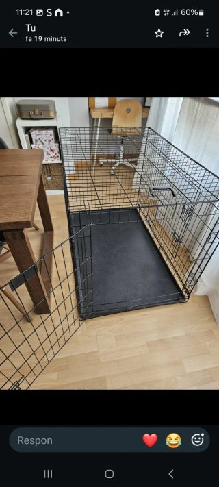 Jaula metálica grande para perro