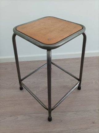 Taburete Vintage Tubular