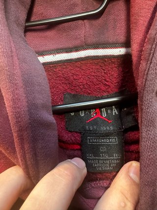 Sudadera Jordan Flight Tie Dye Burdeos XXL
