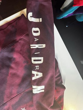 Sudadera Jordan Flight Tie Dye Burdeos XXL