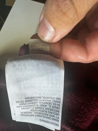 Sudadera Jordan Flight Tie Dye Burdeos XXL