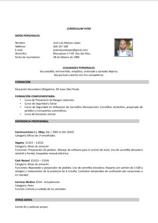 Busco empleó de palista