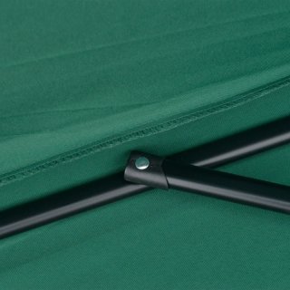 Sombrilla de Jardín Verde 269x138x236 cm