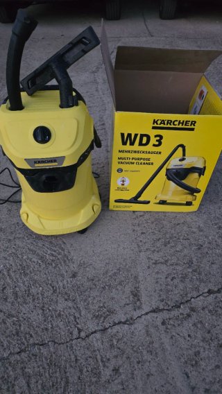 Lijadora Jirafa Fatmax + Aspiradora Karcher WD3
