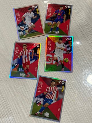 Lote de 5 Cromos Panini La Liga Draft 23