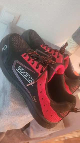 Zapatos Sparco CUP Negro/Rojo