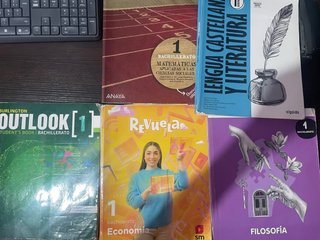 Libros 1 bachillerato 15€ por libro