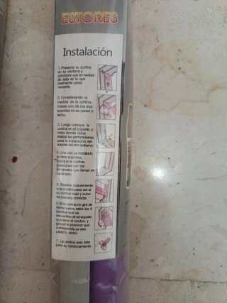 Estor Enrollable Morado