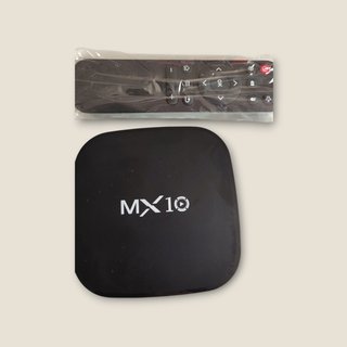 MX10 TV Box con Mando y Cables