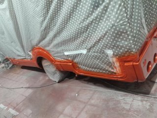 Parachoques Autocaravana Naranja