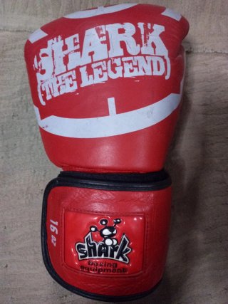 GUANTES DE BOXEO MARCA SHARK 16 OZ ROJOS