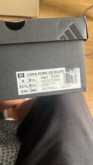 Adidas Copa Élite Botas Fútbol Blancas Rojas