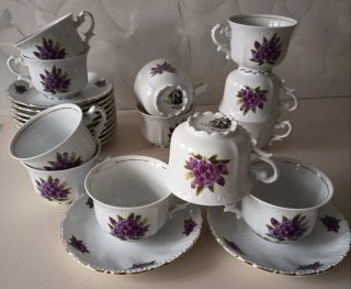 Juego de Té o Café Capeans de Porcelana