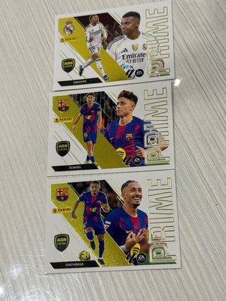 3 Cromos La Liga Panini Prime