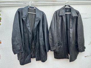 Chaquetas de cuero BOSS Talla XL Y massimo dutti
