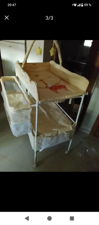 Cambiador de Bebé con Estructura