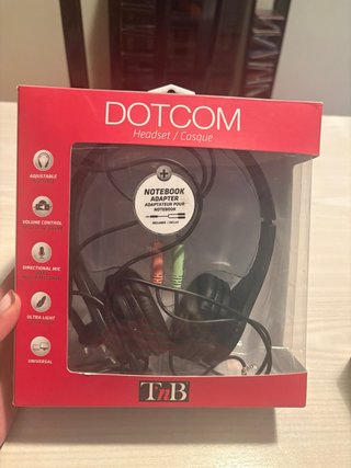 Auriculares DOTCOM sin estrenar