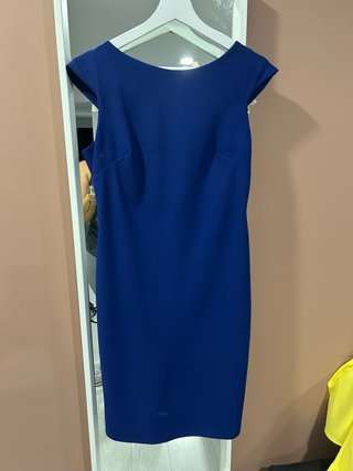 Vestido Azul Espalda Descubierta
