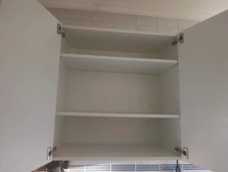 Muebles de cocina altos blancos
