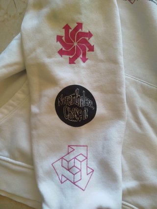 Zara Sudadera Blanca Capucha XS