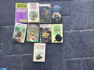Lote 9 novelas Agatha Christie – ediciones vintage