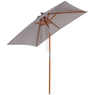 Parasol rectangular terraza inclinable