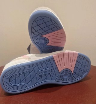Zapatillas Lacoste Mujer Blancas y Rosas