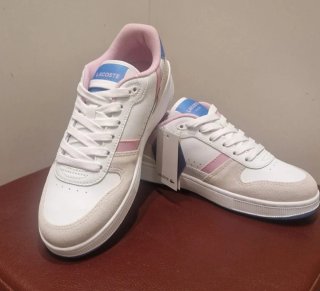 Zapatillas Lacoste Mujer Blancas y Rosas