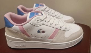 Zapatillas Lacoste Mujer Blancas y Rosas