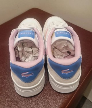 Zapatillas Lacoste Mujer Blancas y Rosas