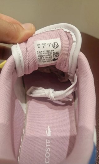 Zapatillas Lacoste Mujer Blancas y Rosas