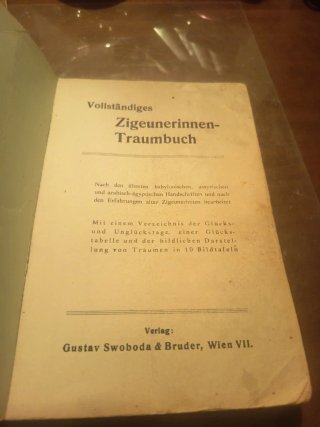 Vollständiges Zigeunerinnen-Traumbuch
