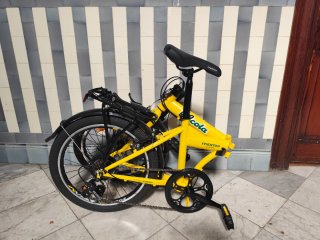 Bicicleta Plegable Amarilla moma Ricola