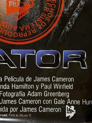 Póster Original Terminator (1984)
