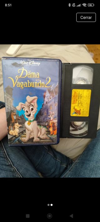 VHS La Dama y el Vagabundo 2