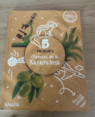 Libro de texto 5 de primaria ciencias naturales