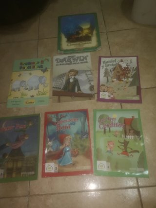 Libros de texto y cuentos infantiles