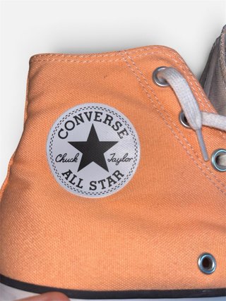 Converse plataforma vintage naranja