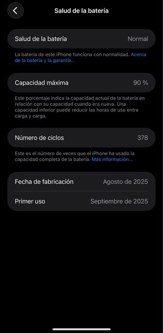 iPhone 17 Pro Max color plata 256gb.