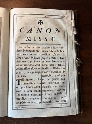 Missale Senonense Siglo XVIII Sens - Libro antiguo