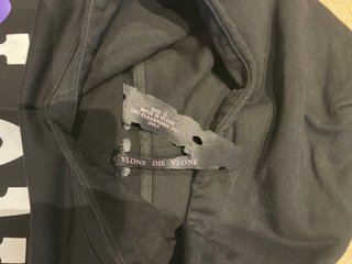 Sudadera VLONE Negra Morada Talla XS