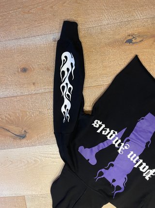 Sudadera VLONE Negra Morada Talla XS