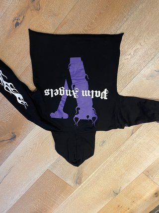 Sudadera VLONE Negra Morada Talla XS