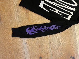 Sudadera VLONE Negra Morada Talla XS