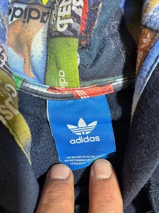 Sudadera Adidas con logo Trefoil multicolor