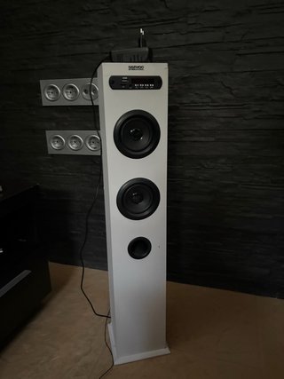 Altavoz Torre Daewoo Blanco